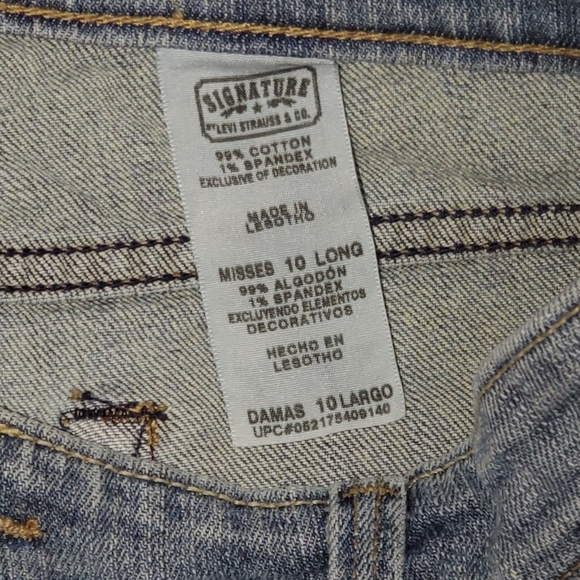 Levi's Signature Low rise Boot cut 10 long - Picture 3 of 4